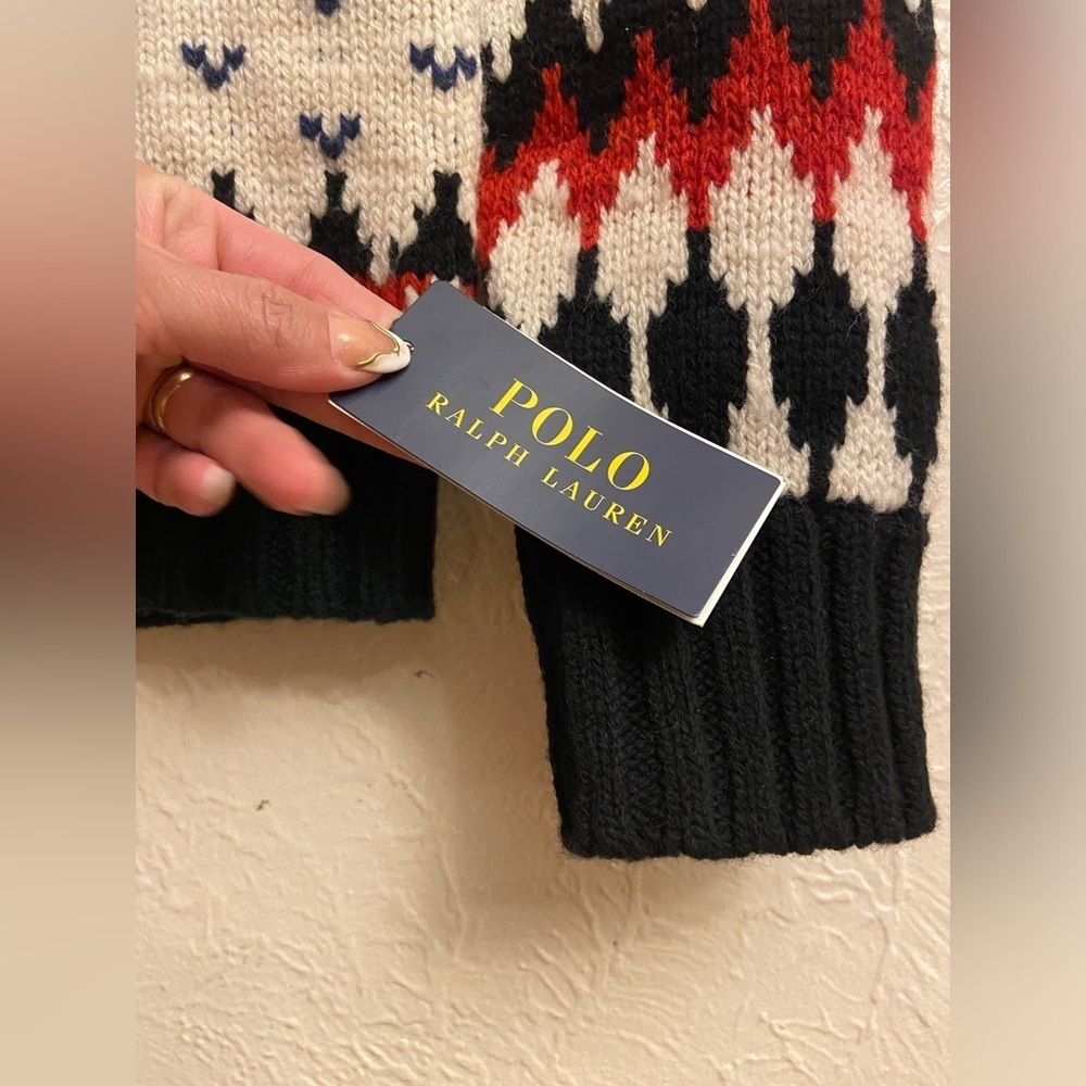 Polo Ralph Lauren fair isle turtleneck sweater NWT - Picture 9 of 11